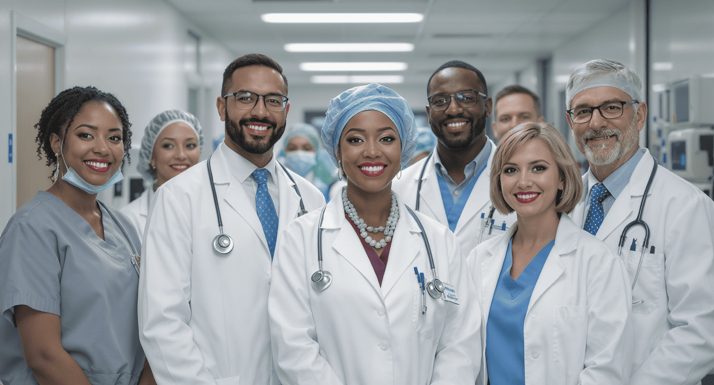 Licensed medical team